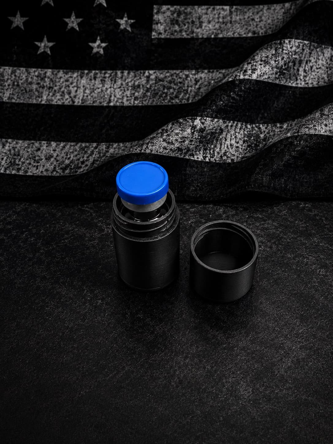 3 mL Single Vial Holder front view