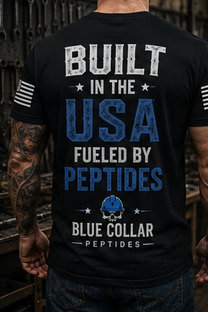 Built in the USA Tee back view