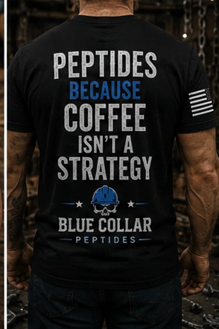 Coffee Isn't a Strategy Tee back view
