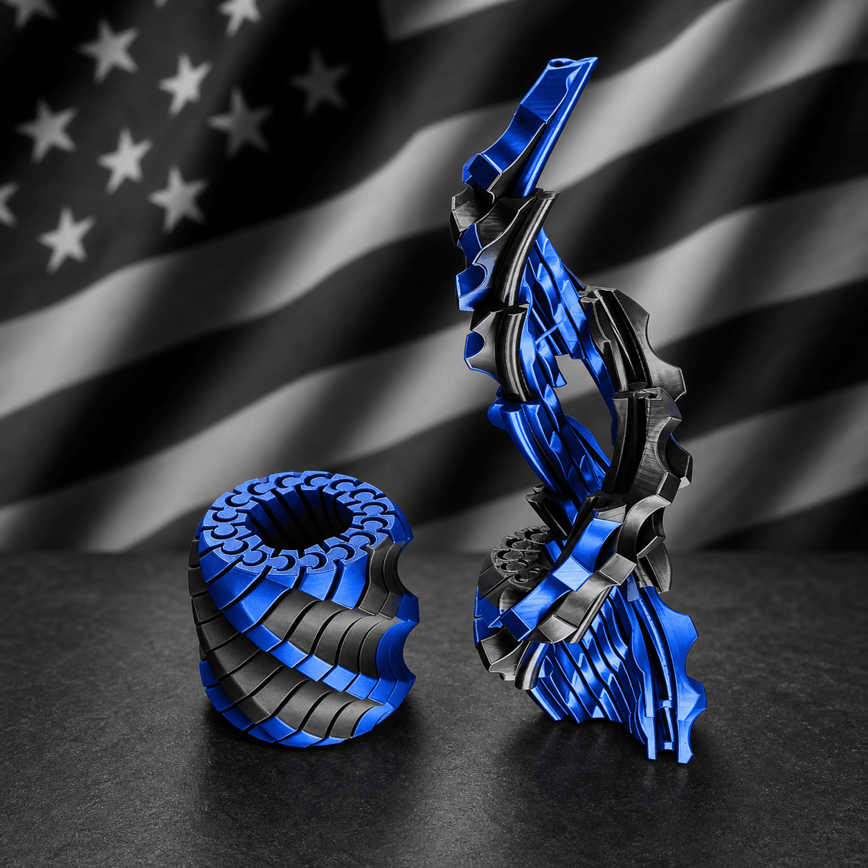 Double Helix Fidget Toy front view