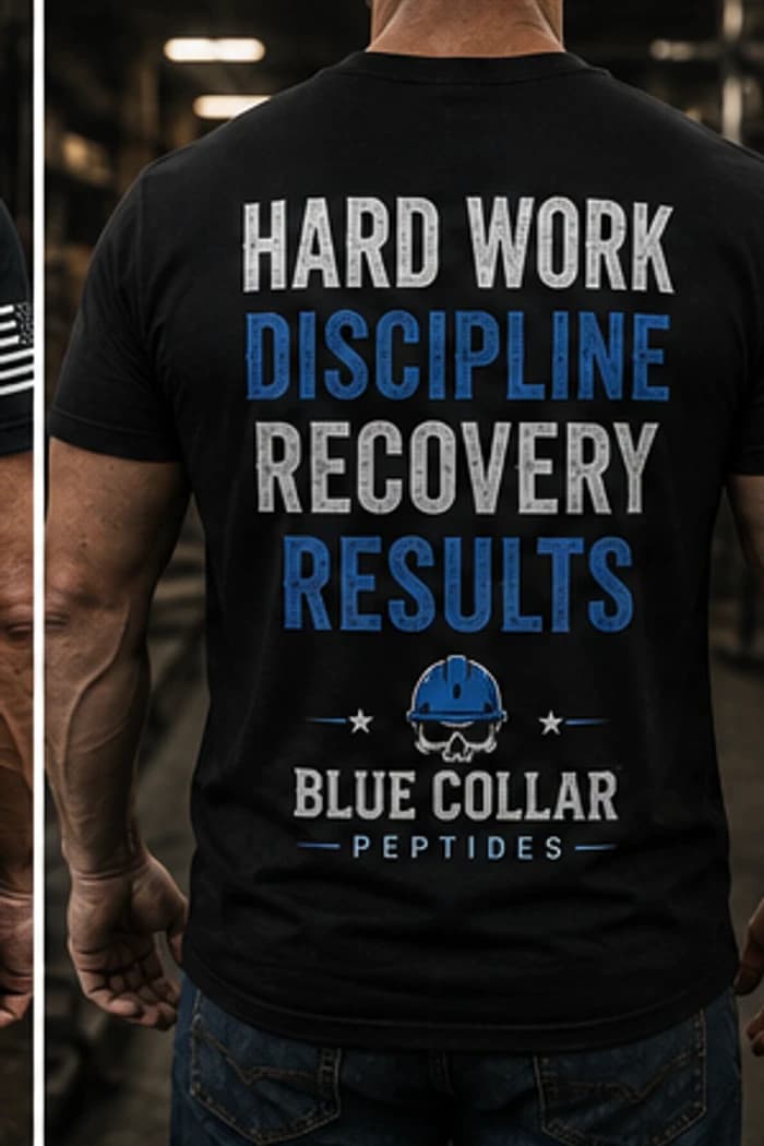 Hard Work Discipline Tee back view