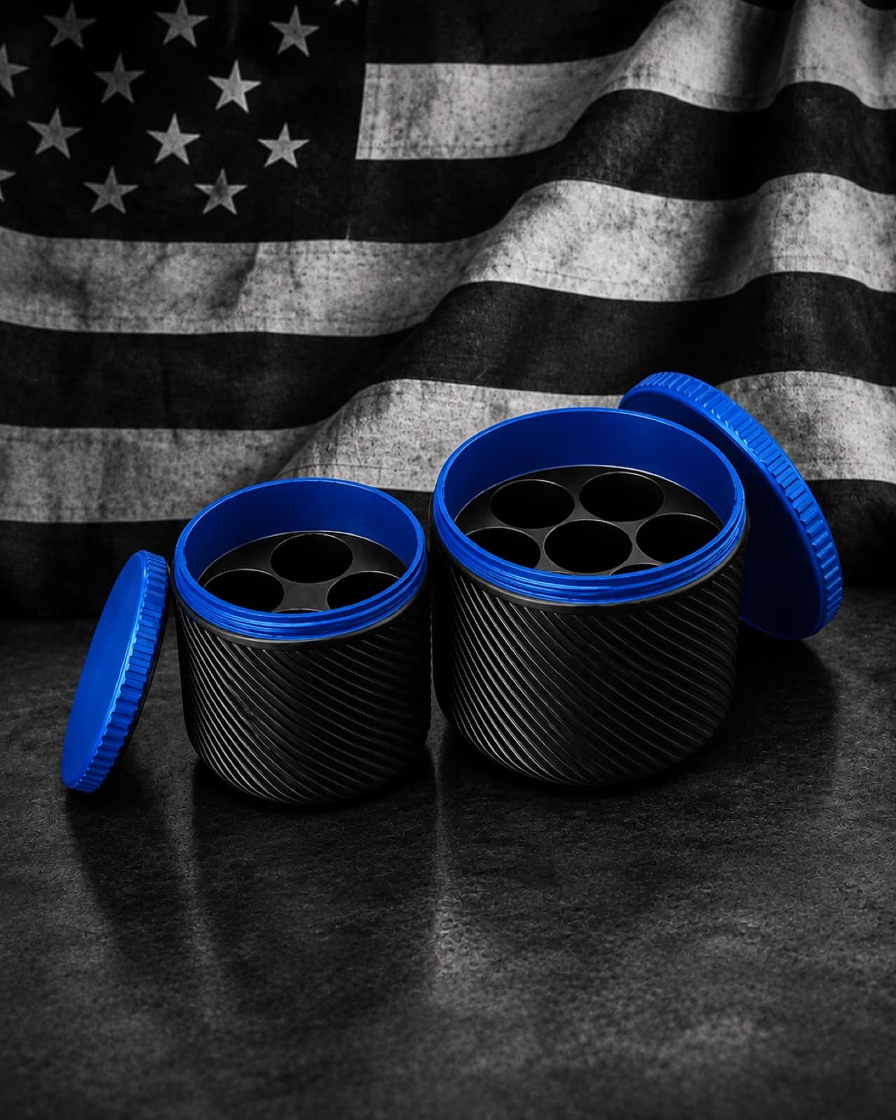 Multi-Slot Vial Holder front view