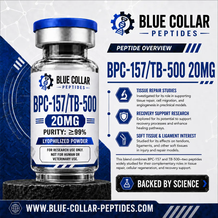 BPC-157 10 mg + TB-500 10 mg included in The Wolverine Workhorse