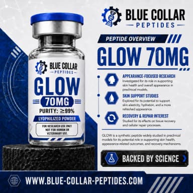 GLOW 70 mg research material
