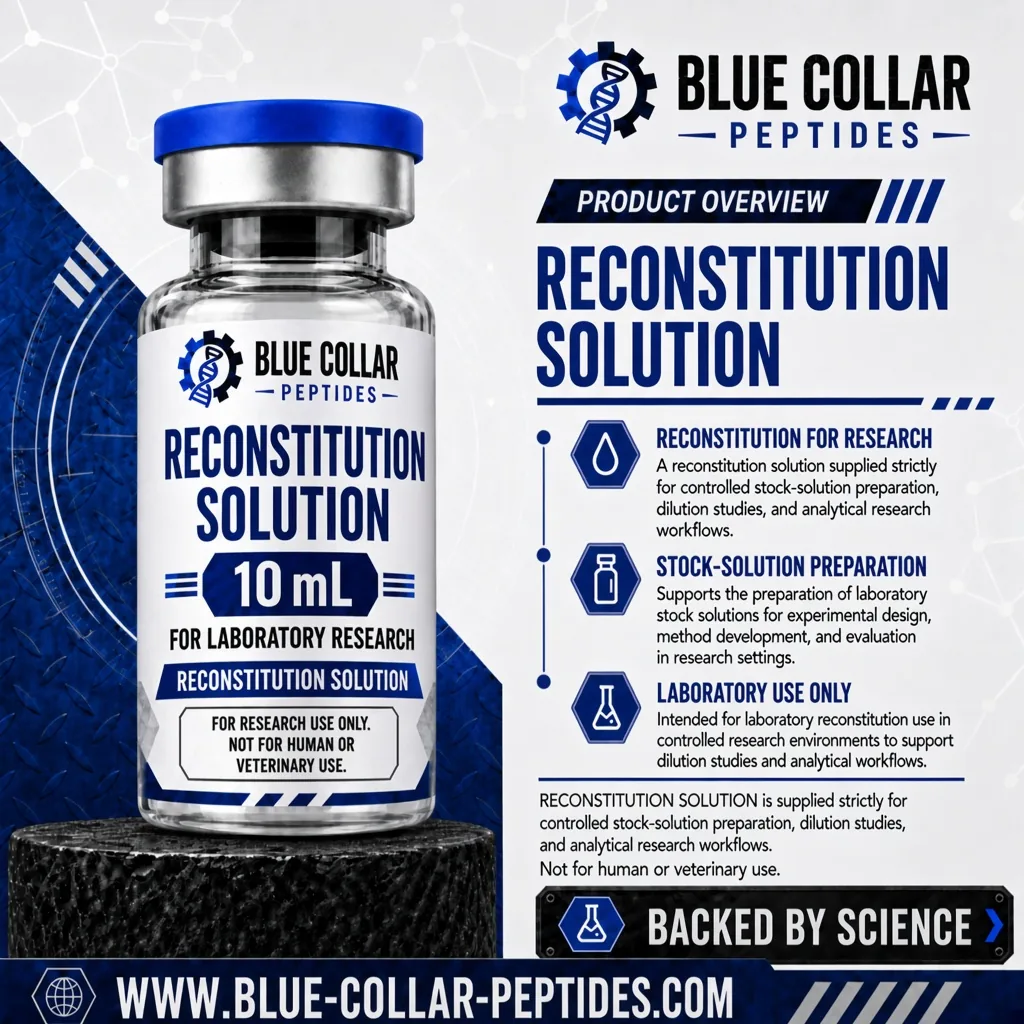 Reconstitution Solution 10 mL included in The Blue Collar Starter Toolbox