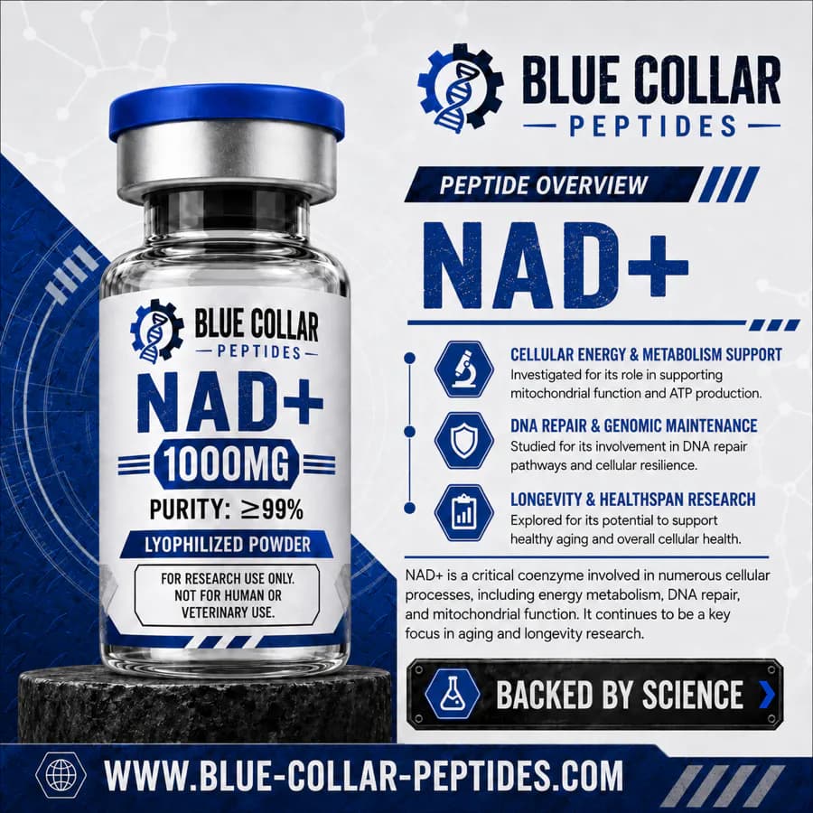 NAD+ 1,000 mg included in The Cellular Engine Room