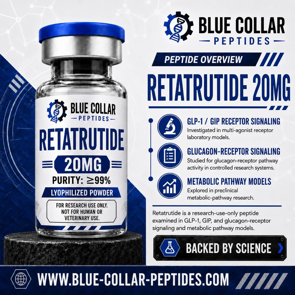 Retatrutide 20 mg included in The Metabolic Machine Shop