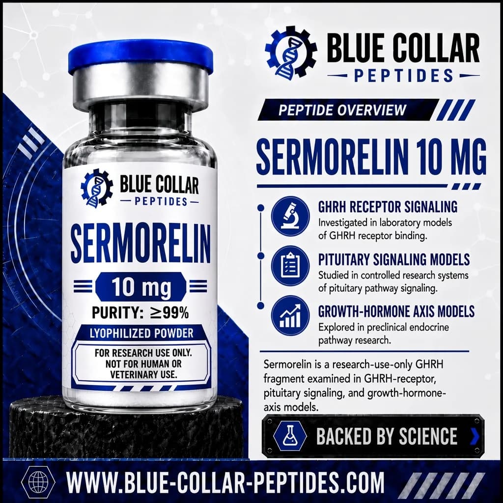 Sermorelin 10 mg front view