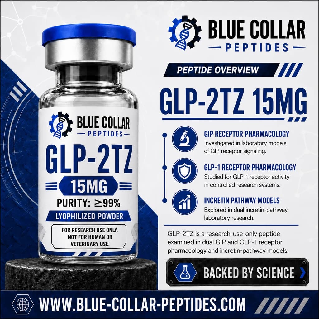 GLP-2TZ 15 mg included in The Triple-Pathway Test Bench