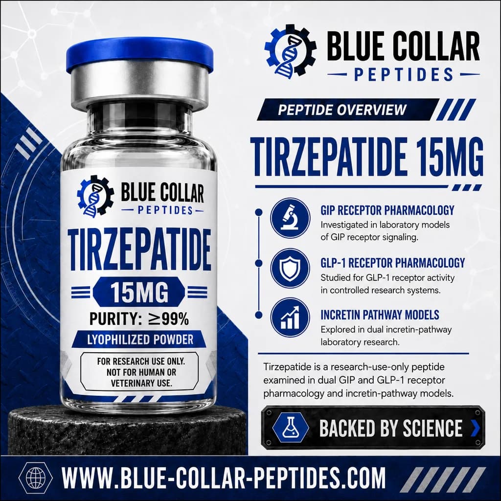 Tirzepatide 15 mg included in The Triple-Pathway Test Bench
